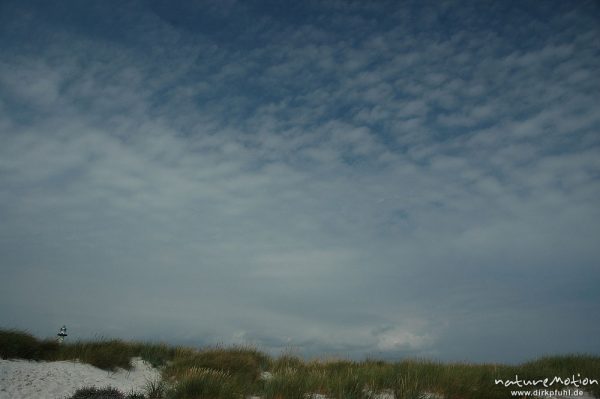 Himmel über Dünenkamm, Dueodde, Bornholm, Dänemark