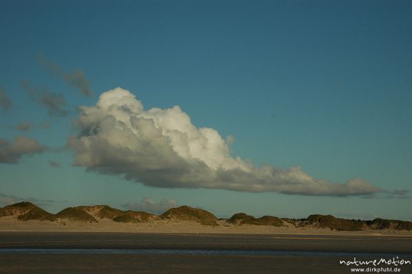 Wolke über Dünen, Amrum, Amrum, Deutschland