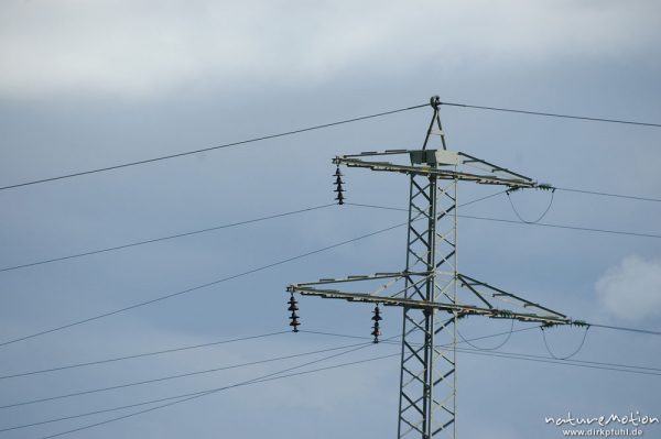 Hochspannungsmast, Göttingen, Deutschland