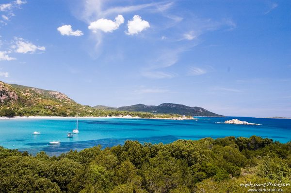 Bucht von Palombaggia, Korsika, Frankreich