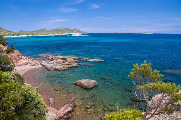 Bucht von Palombaggia, Korsika, Frankreich