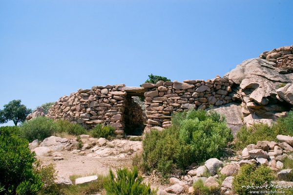 Castellu d'Arraghju, torreanischer Bau, Mauern, Korsika, Frankreich