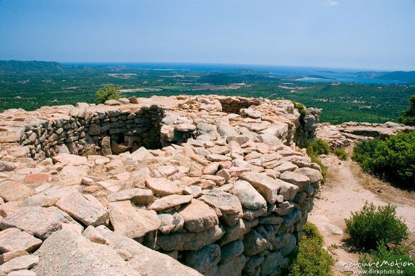 Castellu d'Arraghju, torreanischer Bau, Mauern, Korsika, Frankreich