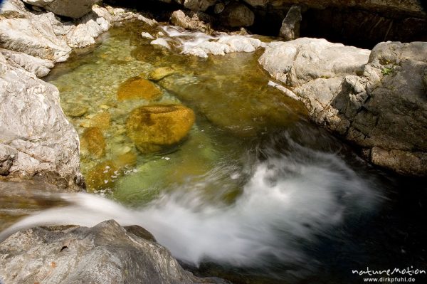 Wasserfall, Cascade des Anglais, Korsika, Frankreich