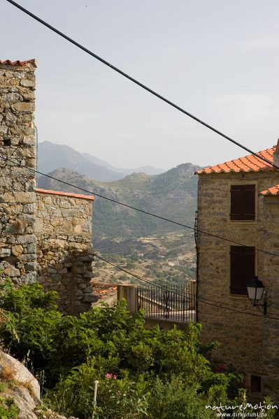 Häuser, St. Antonino, Korsika, Frankreich