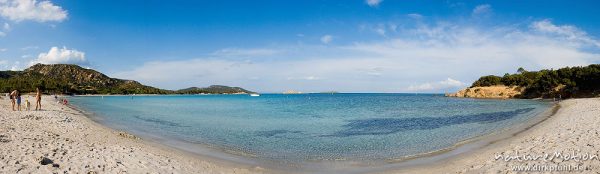 Bucht von Palombaggia, Strand und blaues Wasser, Korsika, Frankreich