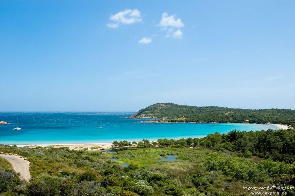 Bucht von Rondinaria, Korsika, Frankreich