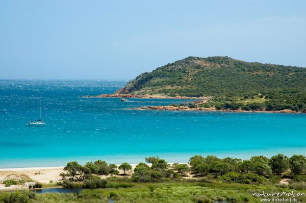 Bucht von Rondinaria, Korsika, Frankreich