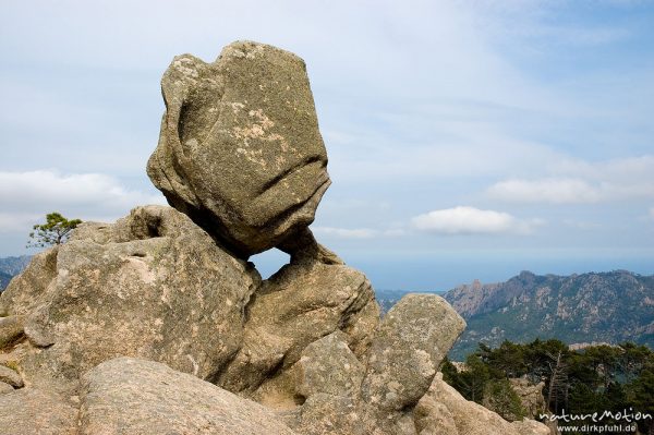 Wackelstein, Piscia di Gallo, Korsika, Frankreich