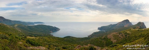 Küste, Plage d'Arone, Capo Rosso, Korsika, Frankreich