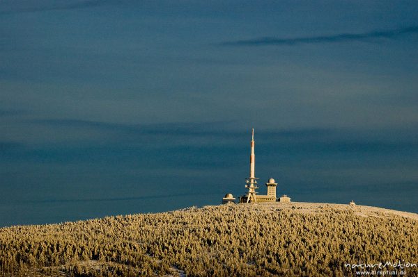 Brocken, Wetterwarte des Deutschen Wetterdienstes, Brocken, Harz, Deutschland