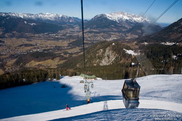 Seilbahn zum Jänner, Mittelstation, Schönau am Königssee, Deutschland