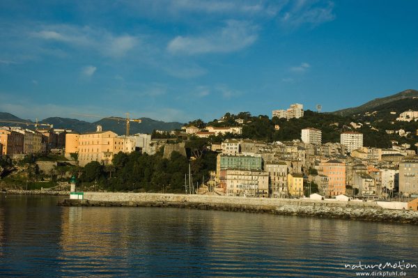 Bastia, Hafeneinfahrt, Korsika, Frankreich