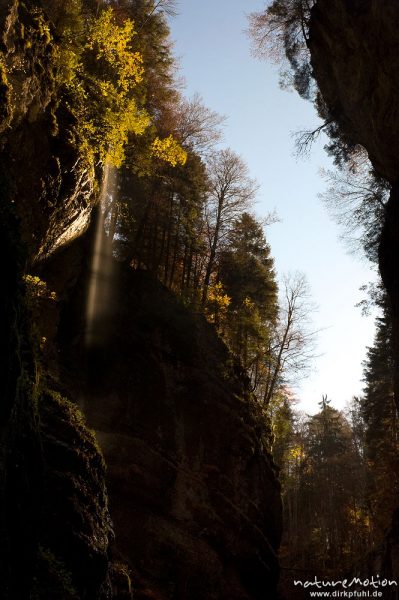 Partnachklamm, enge Klamm mit Schmelzwasser, Garmisch-Partenkirchen, Deutschland