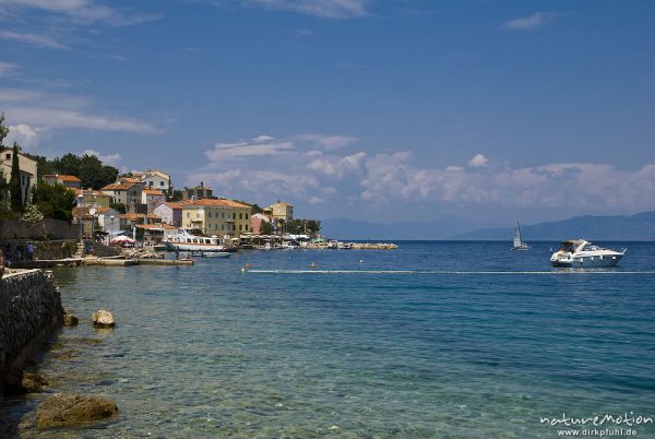 Hafen und Altstadt, Valun, Kroatien