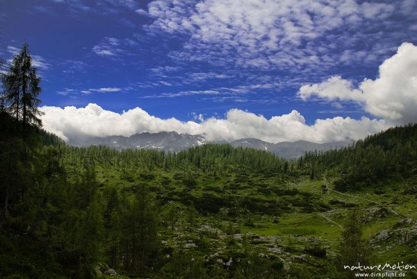 Bergpanorama, Planina Ovcarija, Triglav-Nationalpark, Slowenien