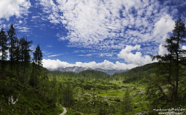 Bergpanorama, Planina Ovcarija, Triglav-Nationalpark, Slowenien