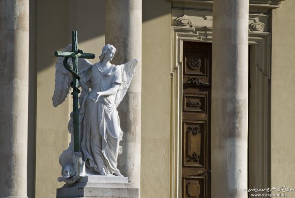 Engel, Statue, Karlskirche, Barockdom, Wien Vienna, Östereich