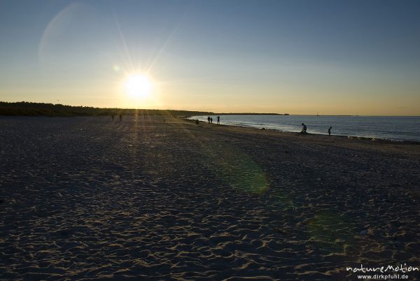 Strand von Prerow, Sonnenuntergang, Darß, Zingst, Deutschland
