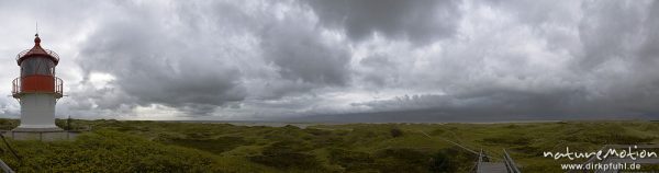 Quermarkenfeuer und Bohlenweg, Dünen von Amrum, Amrum, Deutschland