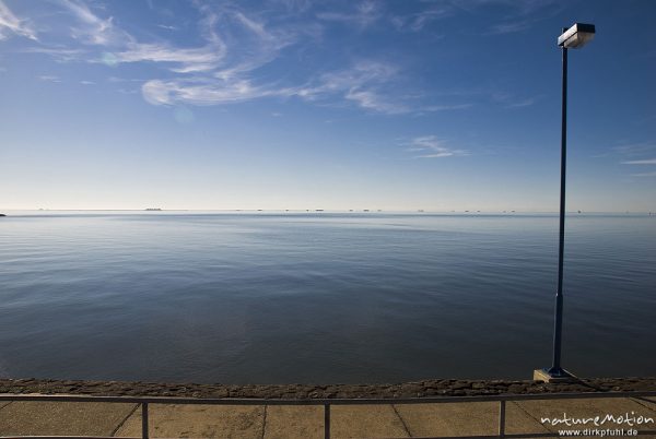 Halligen am Horizont, Mohle, Fähranleger, Dagebüll, Deutschland