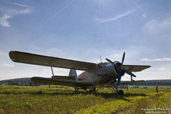 Antonow An-2 Doppeldecker Flugzeug, Flugtag Uslar, Uslar, Deutschland