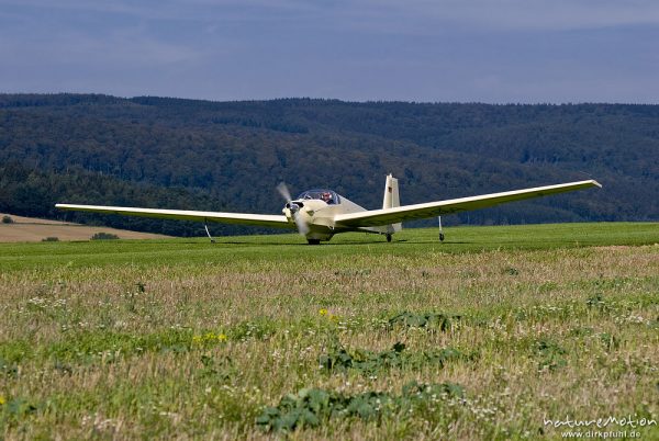 Reisemotorsegler SF-25C beim Start, Registrierung D-KOSA, Flugtag Uslar, Uslar, Deutschland