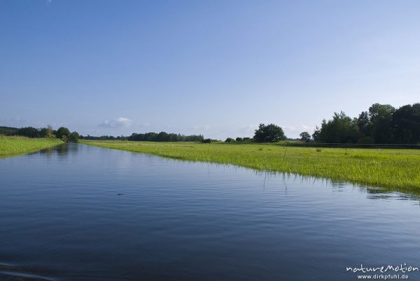 Havel mit hohem Wasserstand zwischen Zotzensee und Babke, Babke, Deutschland