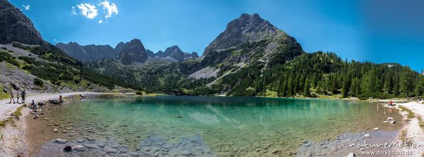 Bergsee, Seebensee und umliegende Gipfel, Ehrwald, Östereich