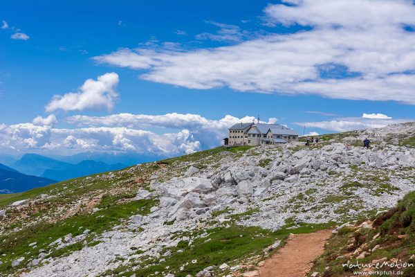 Schlernhaus, Dolomiten, Seiseralm (Südtirol), Italien