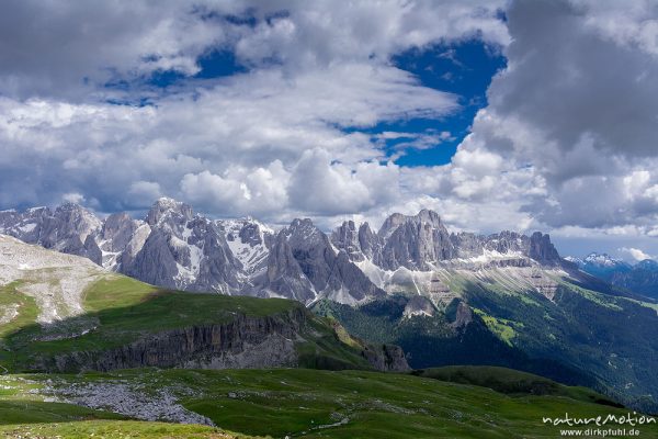 Rosengarten, Dolomiten, Seiseralm (Südtirol), Italien