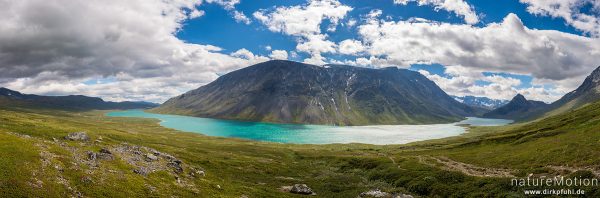 See Rusvatnet, Wanderweg Memurubu - Glitterheim, Jotunheimen, Jotunheimen, Norwegen