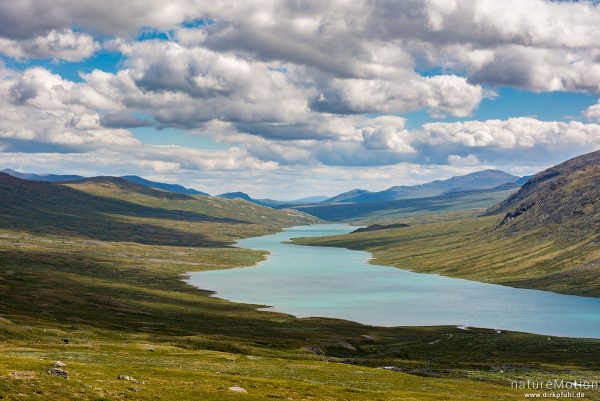 See Rusvatnet, Wanderweg Memurubu - Glitterheim, Jotunheimen, Jotunheimen, Norwegen