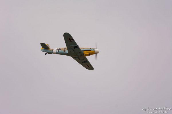 Messerschmitt Bf 109 G, Modellflugzeug, Mega Flugshow 2013 des MSV Condor Göttingen e.V., Göttingen, Deutschland