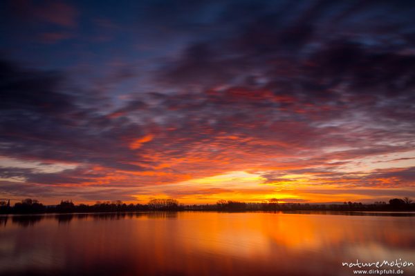 Sonnenaufgang am Seeburger See, Seeburger See, Deutschland