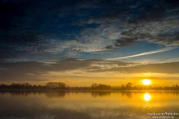 Sonnenaufgang am Seeburger See, Seeburger See, Deutschland