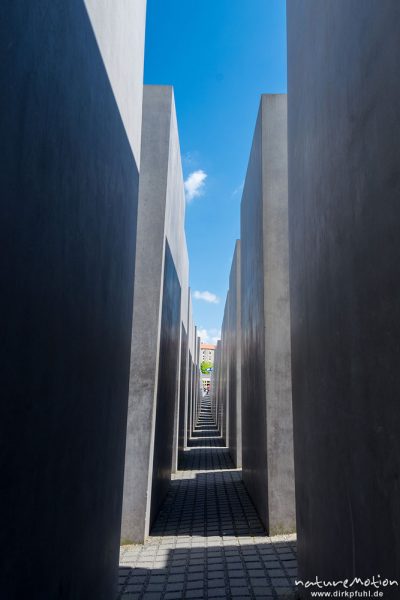Stelenfeld, Holocaust-Mahnmal, Berlin, Deutschland