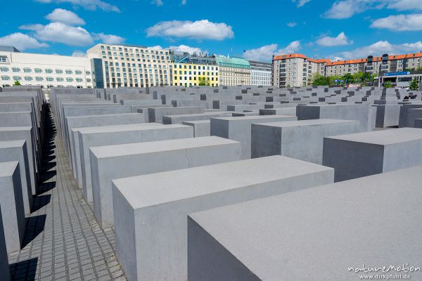 Stelenfeld, Holocaust-Mahnmal, Berlin, Deutschland