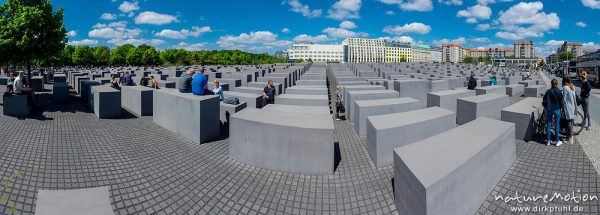 Stelenfeld, Holocaust-Mahnmal, Berlin, Deutschland