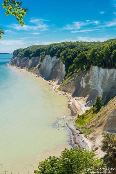 Kreideküste mit Buchenwald, Jasmund, Rügen, Deutschland