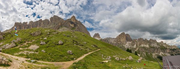 Panoramaweg Rotwand, Rosengarten, Rotwand Hütte, Tiers (Südtirol), Italien
