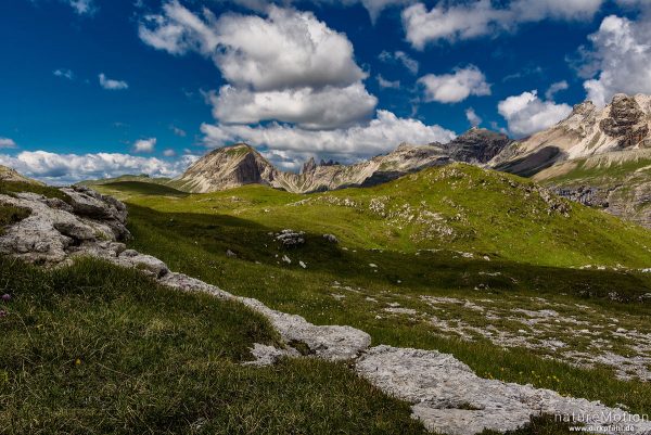 Felsenlandschaft, Puezplatea, Wolkenstein (Südtirol), Italien