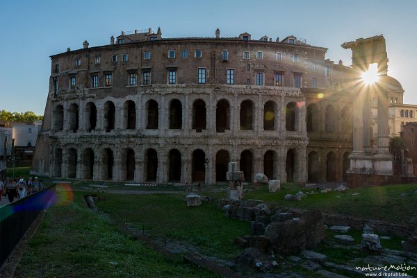 antike Ruinen beim Teatro Marcello, Rom, Italien