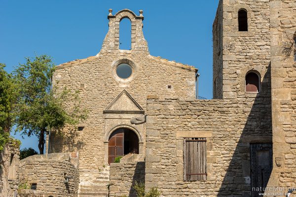 Kirche am Rocher de Bellevue de Saignon, Saignon - Provence, Frankreich