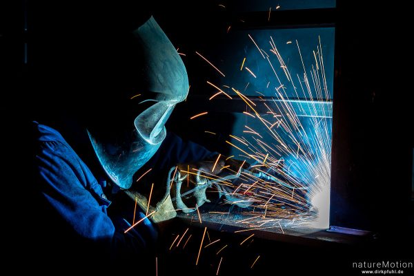 Elektroschweißen, Uslar, Deutschland