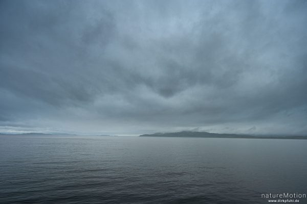 Regenwolken, Sound of Mull, Fähre Oban - Craignure, Oban, Schottland