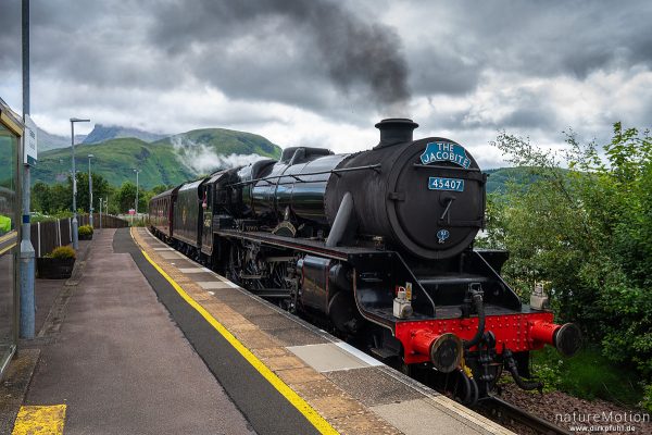 "The Jacobite" historische Dampflok (Harry Potter Train), Fort William, Schottland