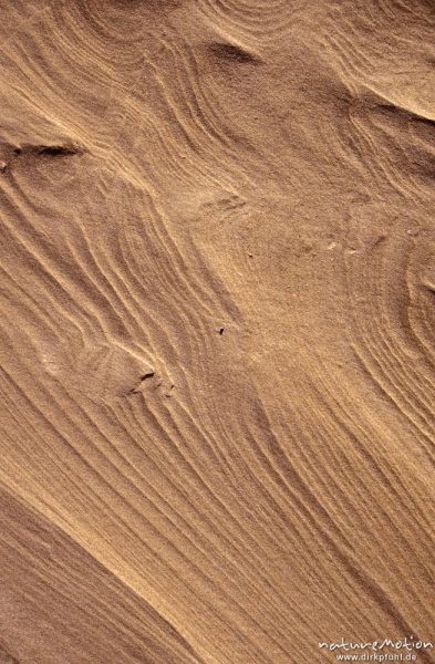 Sandmuster ähnlich Holzmaserung, Strand, Spiekeroog, Deutschland