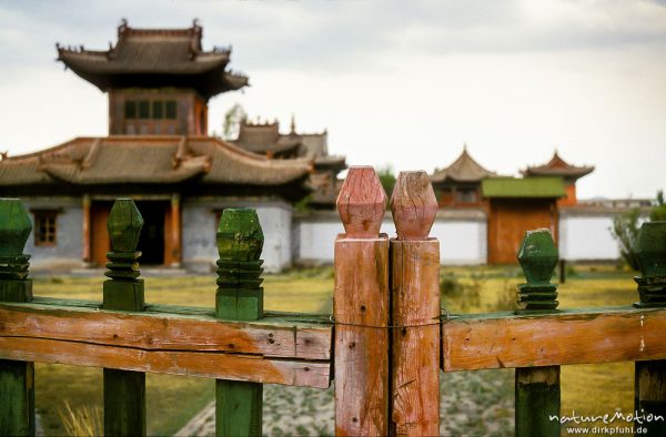 Holztor und Palast des Bogd Khan, Ulaanbaatar - Ulan Bator, Mongolei