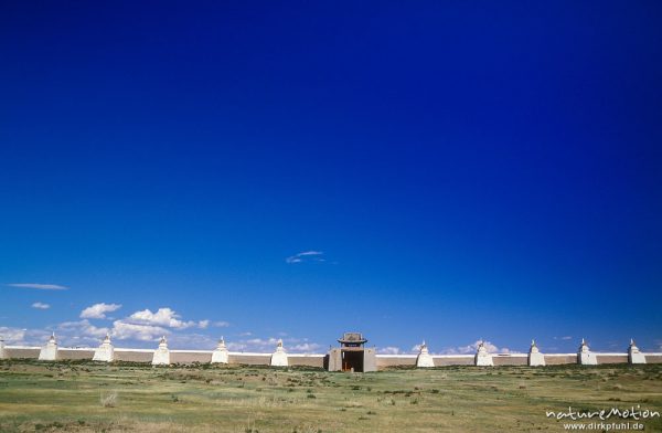 Mauer des Klosters Erdene Zuu, Changai, Mongolei